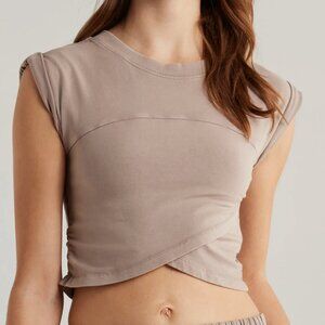 FP Movement Hot Shot Crossover Top- Pumice